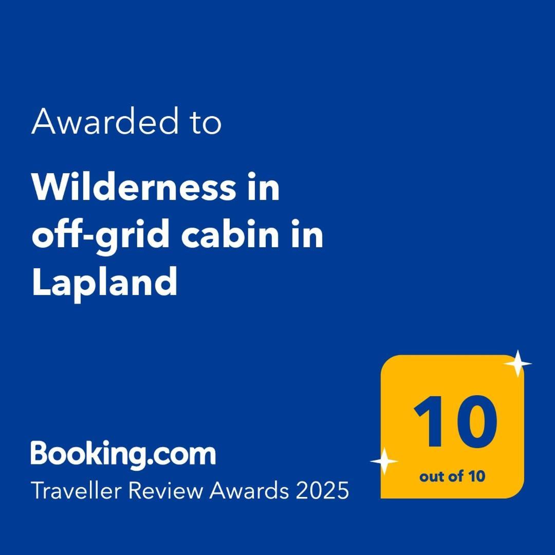 Off-Grid Cabin In Nattavaara Lapland Luaran gambar